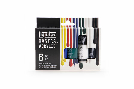 Liquitex basics 6 delige verfset