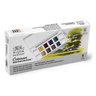 Cotman Watercolour Landscape Pocket Set