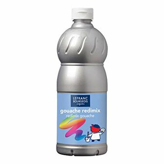 L&amp;B Plakkaatverf Redimix Silver 1L