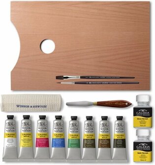 Winsor&amp;Newton Acrylic Woodbox Verfset 8x60ML