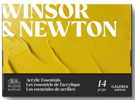 Winsor &amp; Newton Acryl Essentials 14-teiliges Set