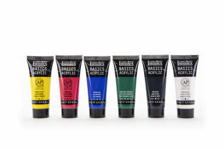 Liquitex basics 6 delige verfset