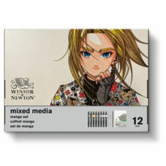 Winsor&amp;Newton Mixed Media Set Art Manga 12-Delig