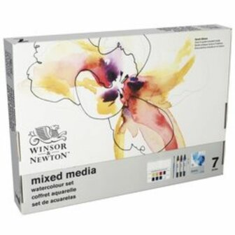 Winsor&amp;Newton Mixed Media Set-Aquarel 7-Delig