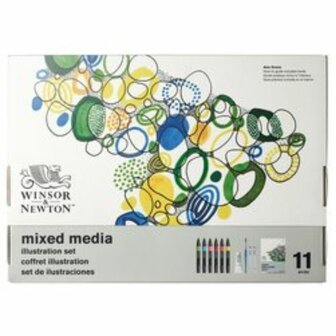 Winsor&amp;Newton Mixed Media Illustration Set 11-Delig