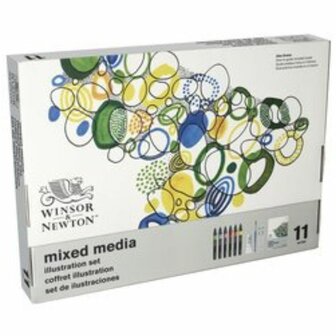 Winsor&amp;Newton Mixed Media Illustration Set 11-Delig