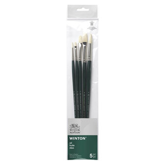 Winsor&amp;Newton Penselen Long Handle 5-pack V.1