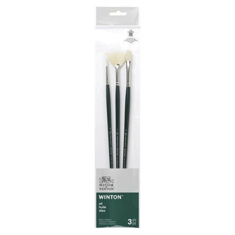 Winsor&amp;Newton Penselen Long Handle 3-pack V.3