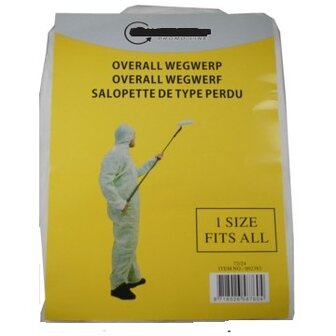 Wegwerp overall 1 maat fits all