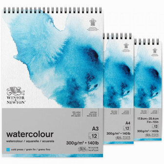 Winsor &amp; Newton Watercolour 27.9cm x 35.6cm Spiraal