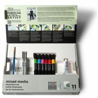 Winsor&amp;Newton Mixed Media Illustration Set 11-Delig