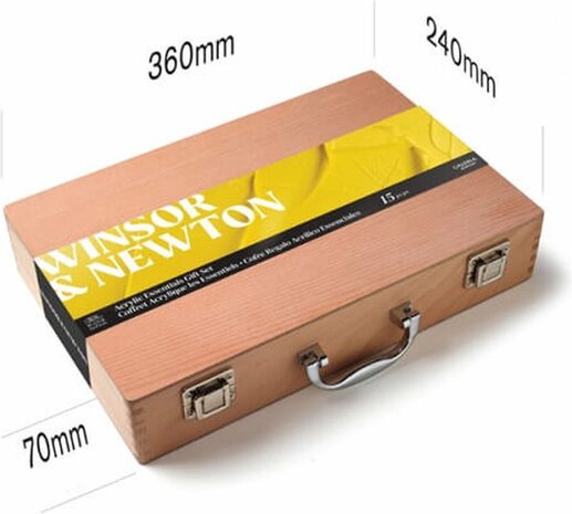 Winsor&Newton Acrylic Woodbox Verfset 8x60ML