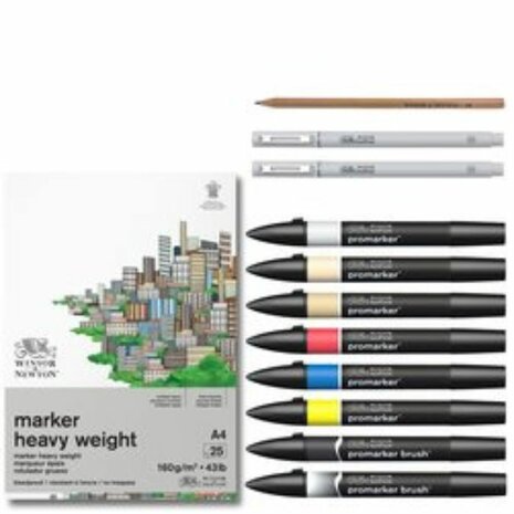 Winsor&Newton Mixed Media Set Art Manga 12-Delig