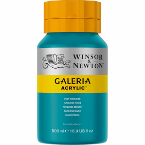 Galeria 232 Acrylverf Deep Turquoise 500ml