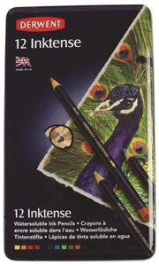 Derwent 12 Inktense potloden