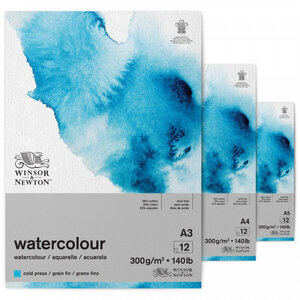 Winsor & Newton Aquarelblok A4 Gelijmd